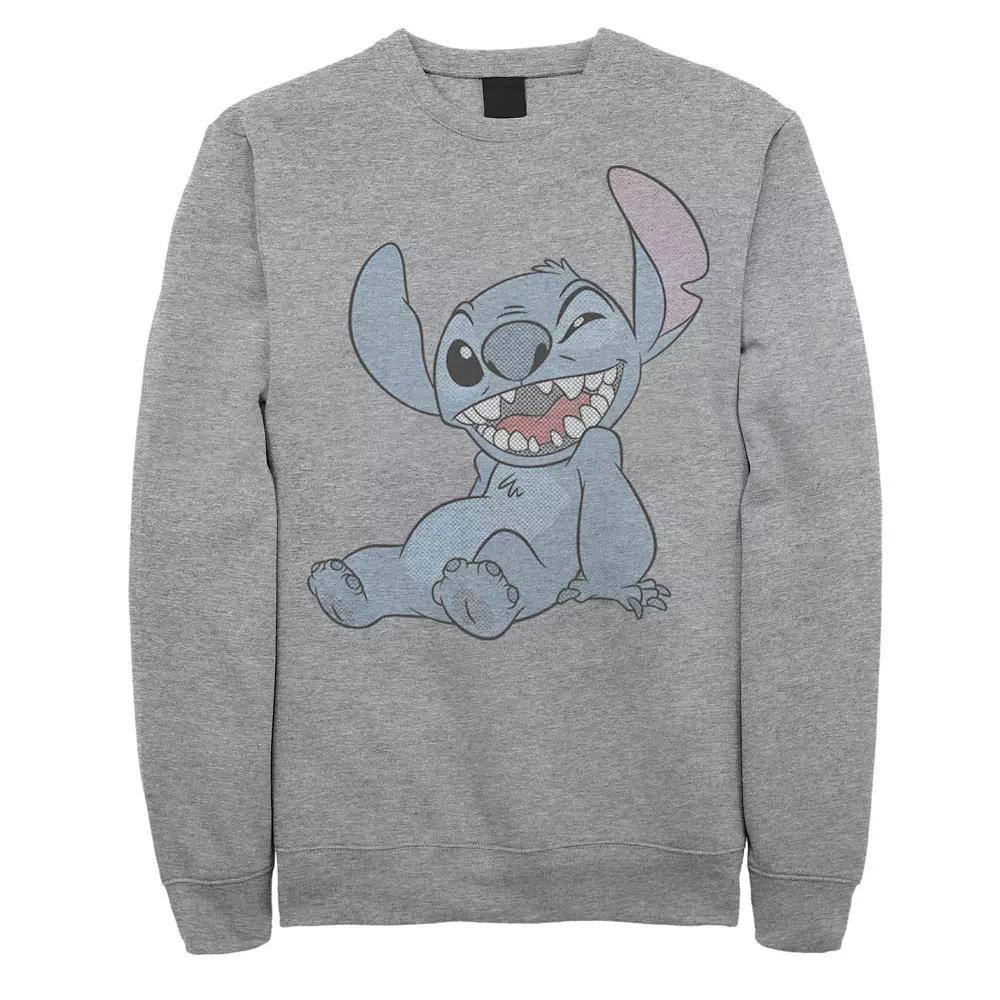 Mens Disney Pixar Cars Iconic DINOCO Gas Station Logo Pullover Fleece Athletic Grey Product Image
