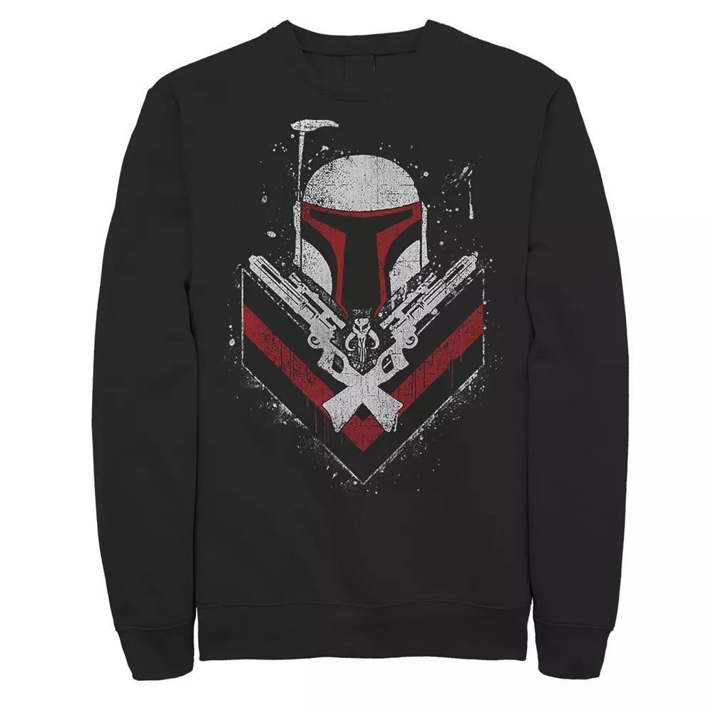 Men's Star Wars Boba Fett No Threats Only Promises Sweatshirt, Size: XXL, Black Product Image