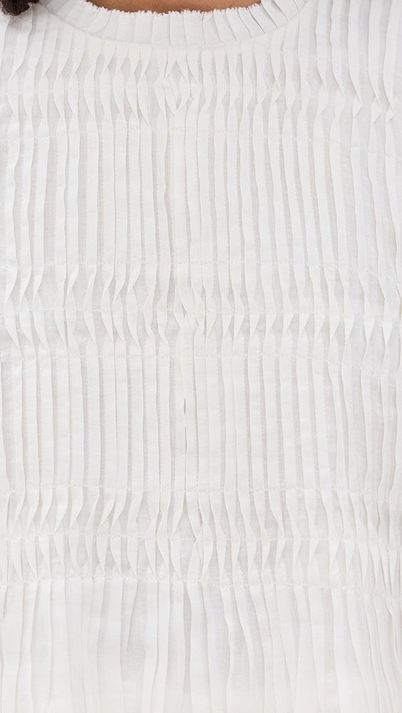 Sea Zora Solid Tank Top with Bubble Hem | Shopbop Product Image