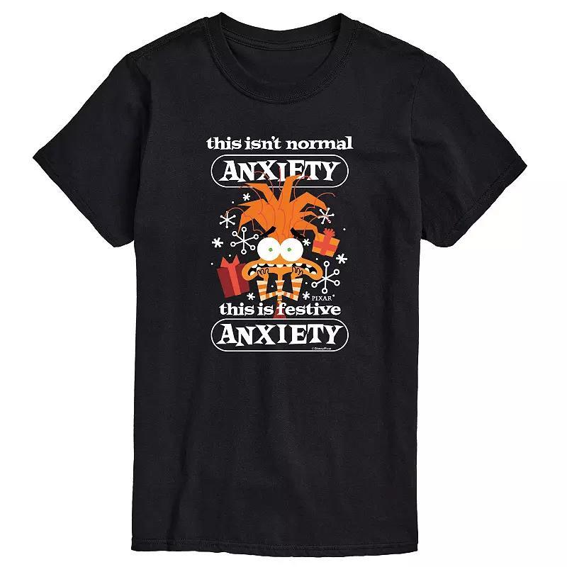Disney / Pixars Inside Out 2 Big & Tall Festive Anxiety Graphic Tee, Mens Product Image