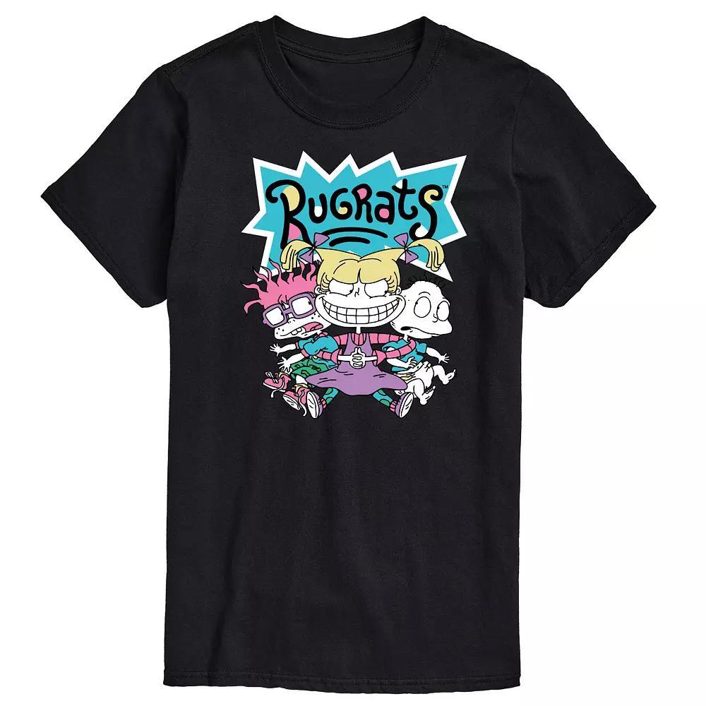 Mens Rugrats Squad Graphic Tee Blue Product Image
