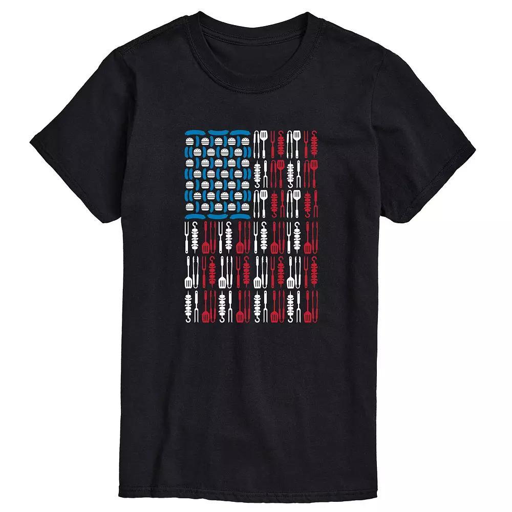 Mens Grill Tools USA Flag Tee Product Image
