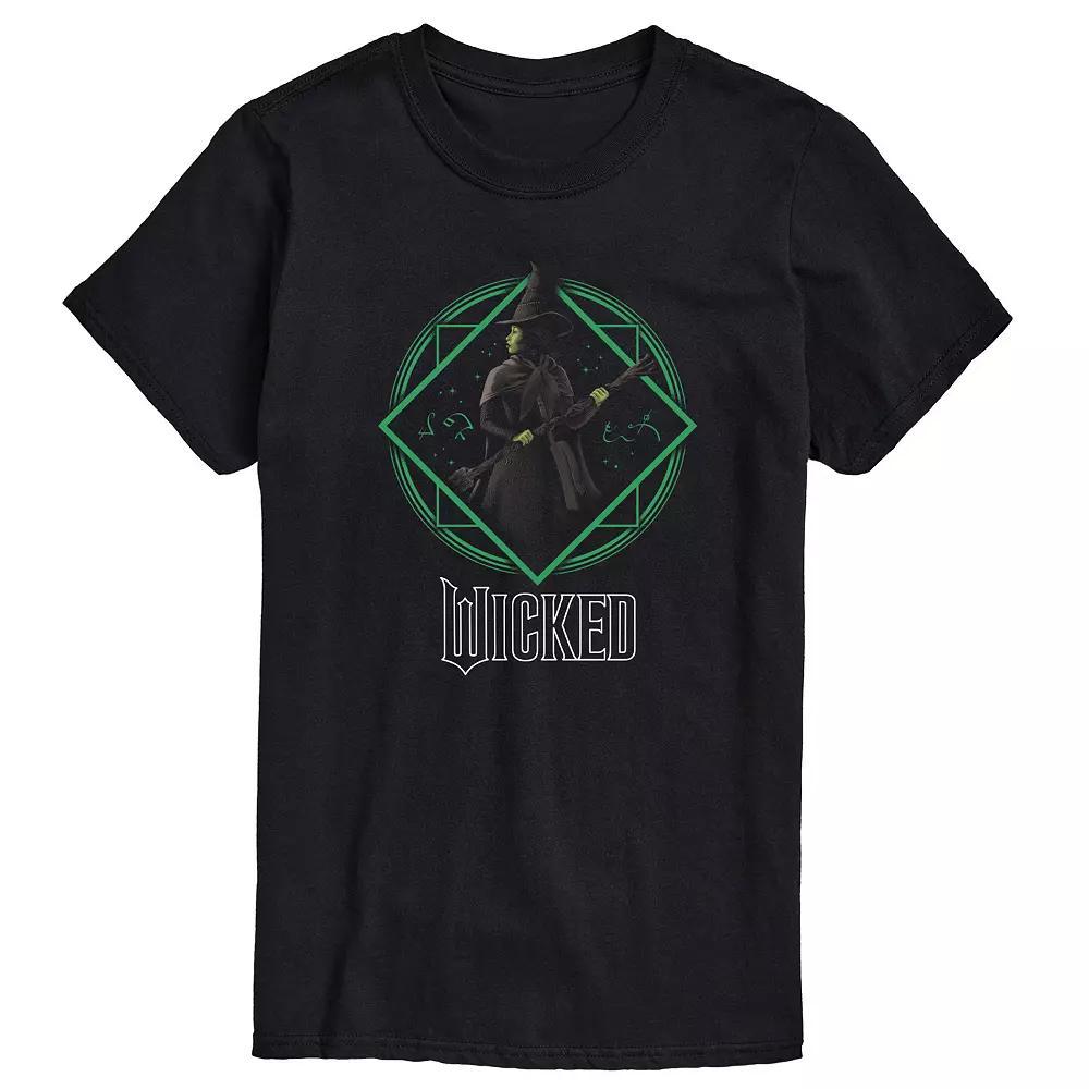 Big & Tall Wicked Elphaba Portrait Graphic Tee, Mens Product Image