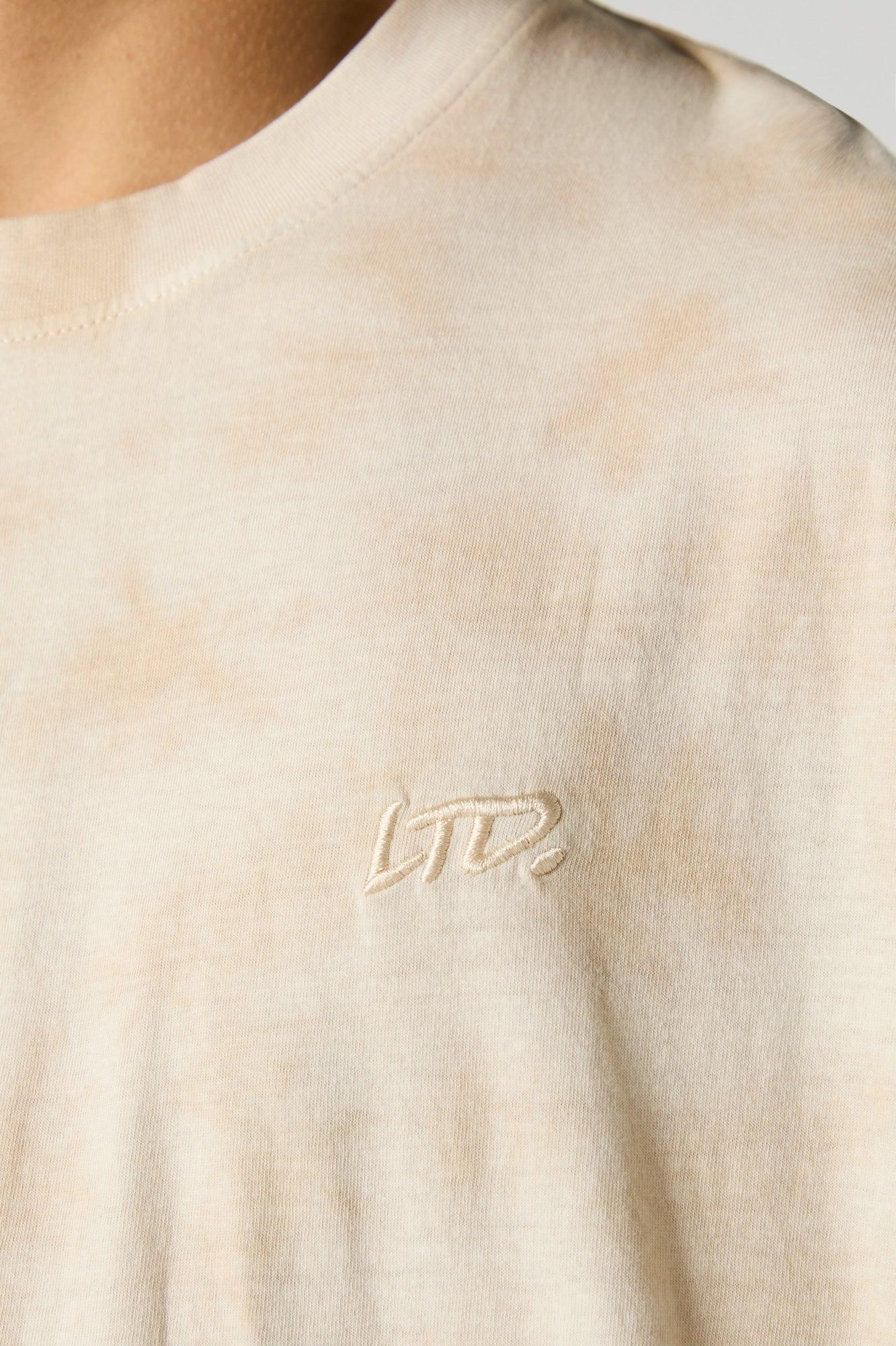 LTD Embroidered Tie Dye Relaxed T-Shirt Male Product Image