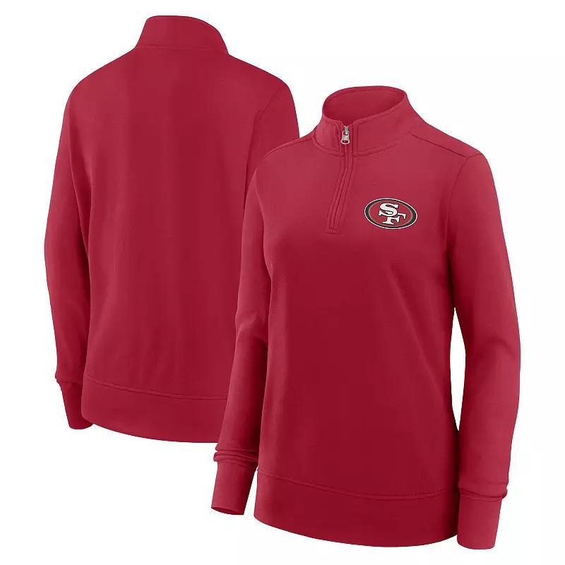 Women's Green New York Jets Velocity Quarter-Zip Jacket, Size: Medium Product Image