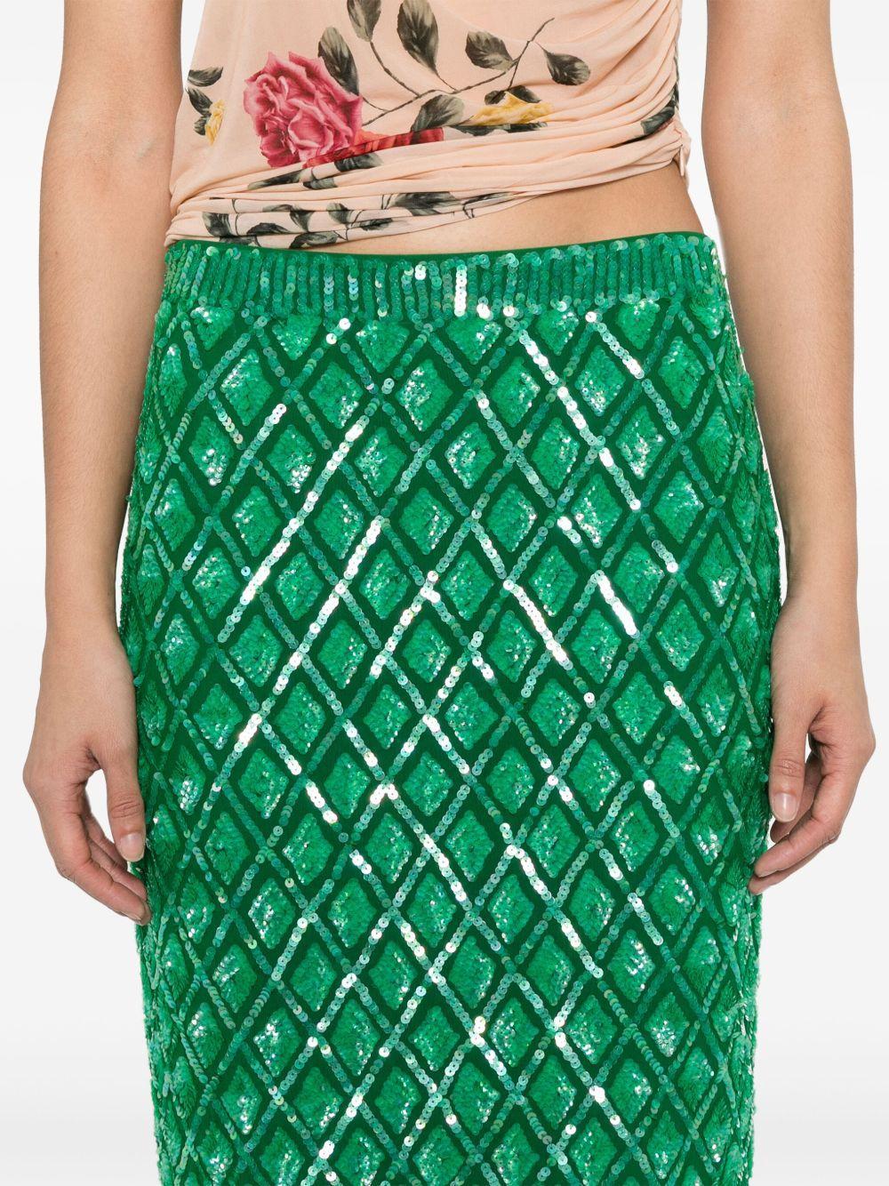 sequinned midi skirt  Product Image