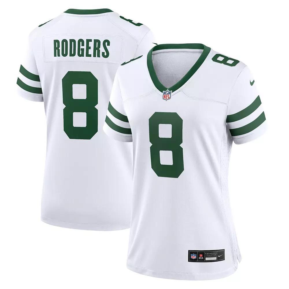 Women's Nike Aaron Rodgers Legacy White New York Jets Game Jersey, Size: Medium Product Image