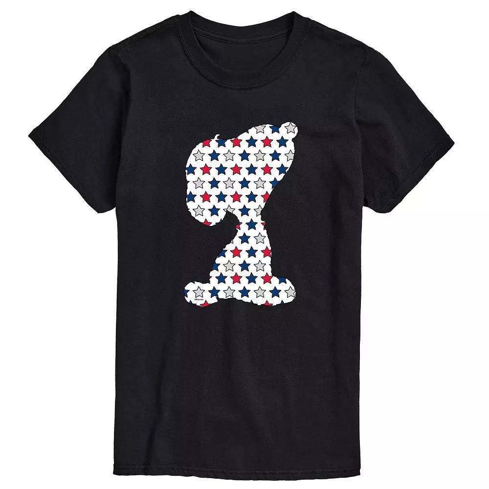 Mens Peanuts Snoopy USA Stars Tee Product Image