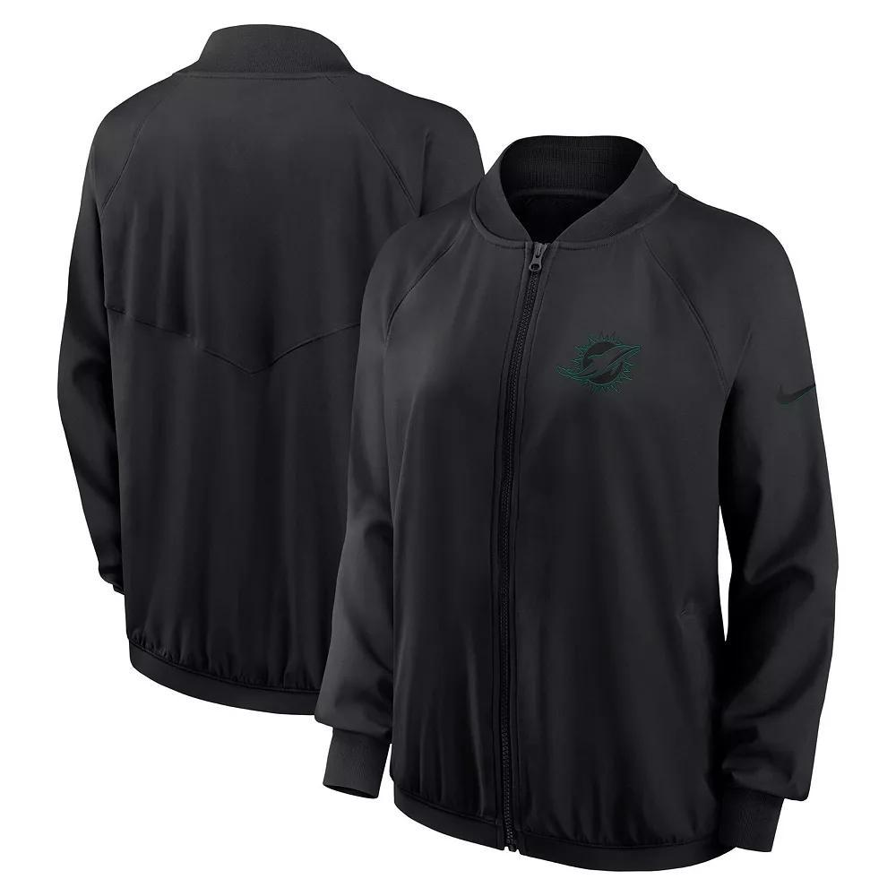 Women's Nike Black Buffalo Bills Raglan Full-Zip Jacket, Size: XL Product Image