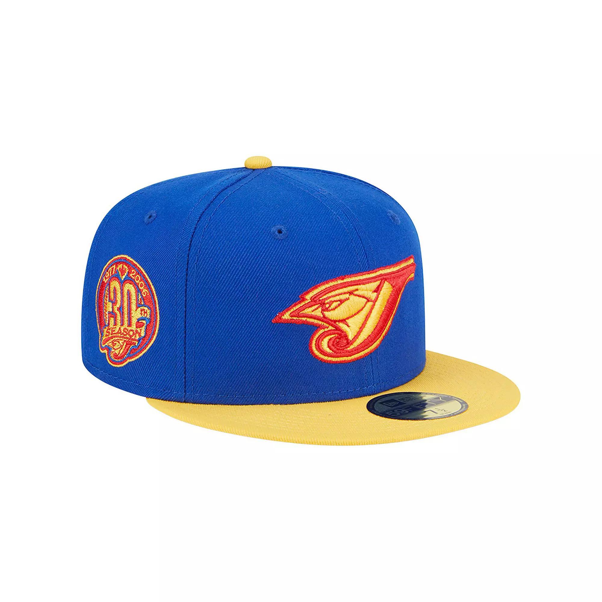 Men's New Era  Royal/Yellow Toronto Blue Jays Empire 59FIFTY Fitted Hat, Size: 7 3/8, Jay Blue Product Image