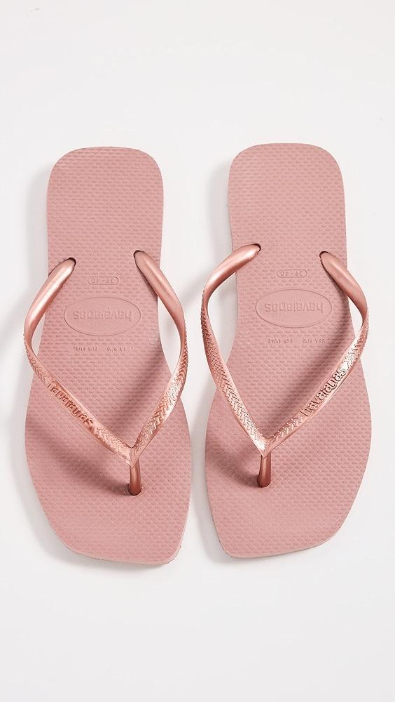 Havaianas Slim Square Flip Flops | Shopbop Product Image