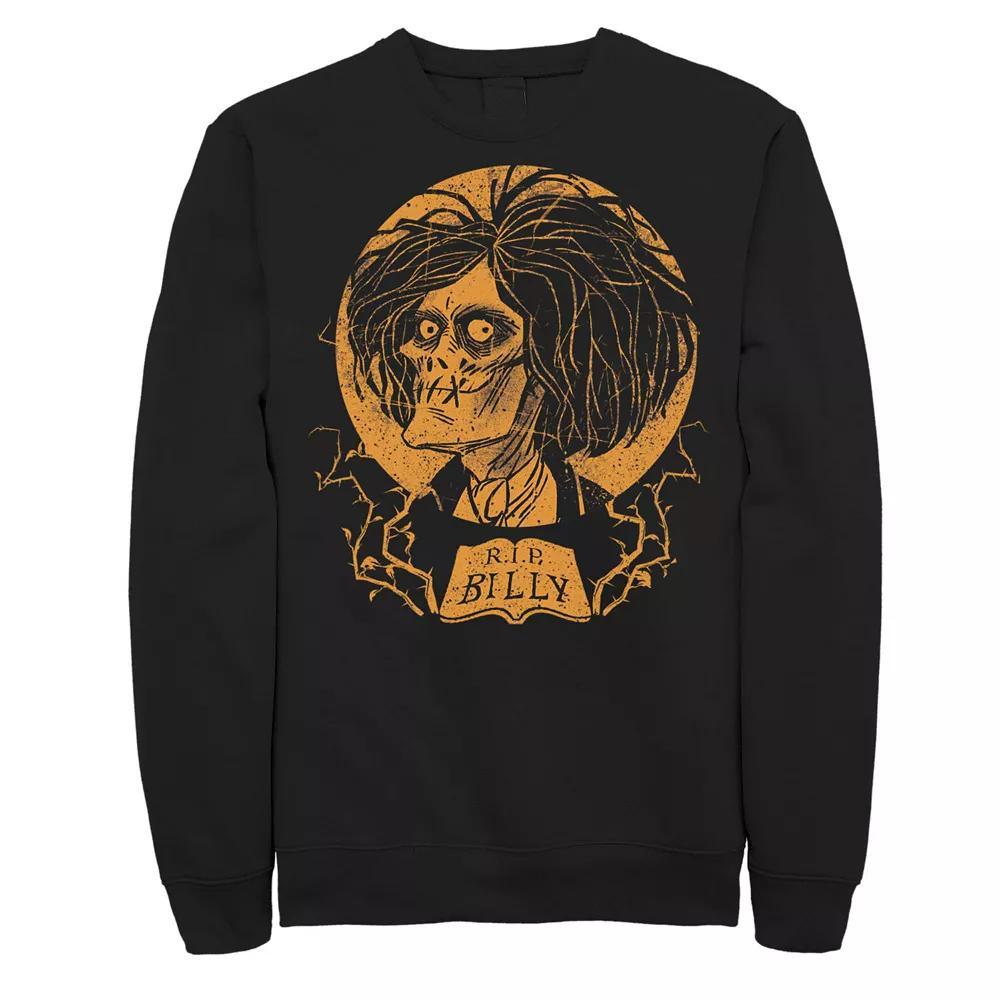 Men's Hocus Pocus Rip Billy Big Face Sweatshirt, Size: Large, Black Product Image