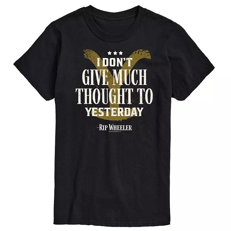 Mens Yellowstone Dont Give Much Thought Graphic Tee Product Image