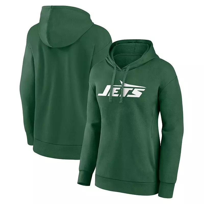 Women's Fanatics Branded  Green New York Jets Primary Logo Pullover Hoodie, Size: 3XL Product Image