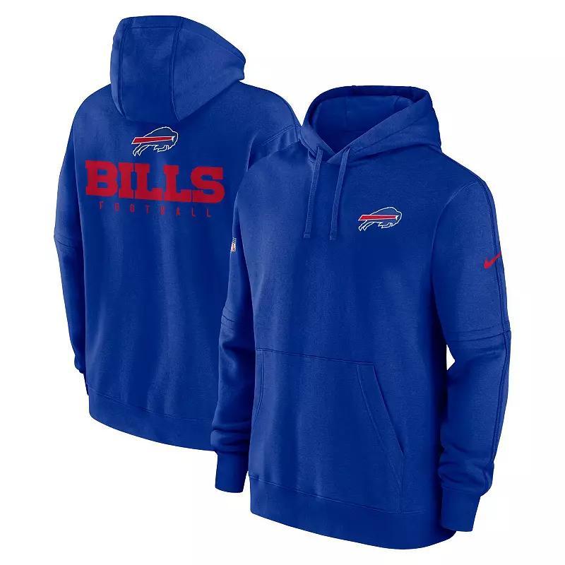 Mens Nike Tampa Bay Buccaneers Sideline Club Fleece Pullover Hoodie Product Image
