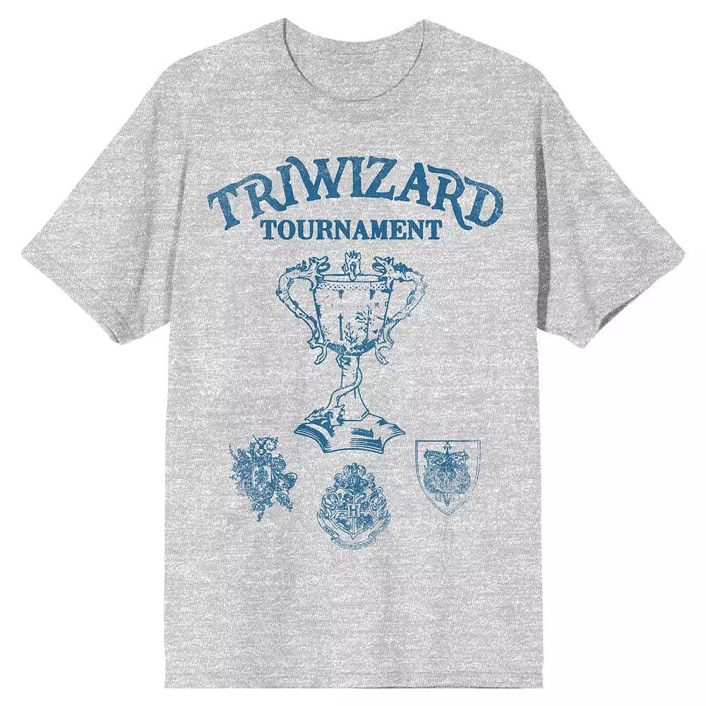 Men's Harry Potter Triwizard Tee, Size: Medium, Grey Product Image