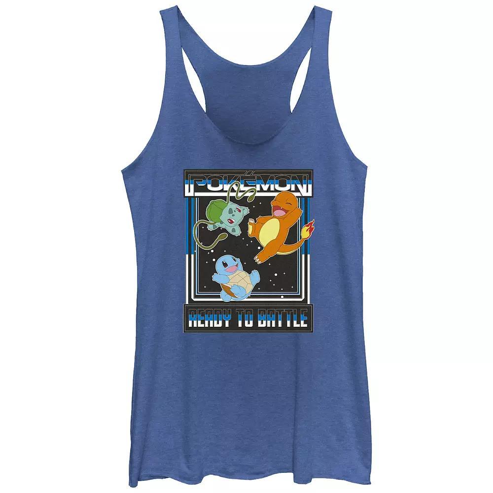 Disney's Lilo & Stitch Women's It's My Birthday Stitch Tri-Blend Racerback Tank Top, Girl's, Size: XS, Purple Grey Product Image