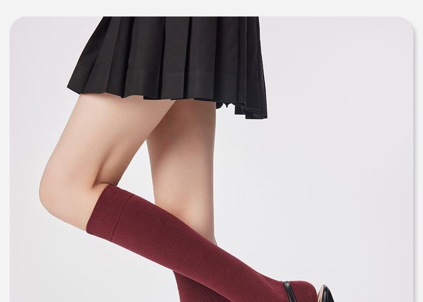 Plain Tall Socks Product Image