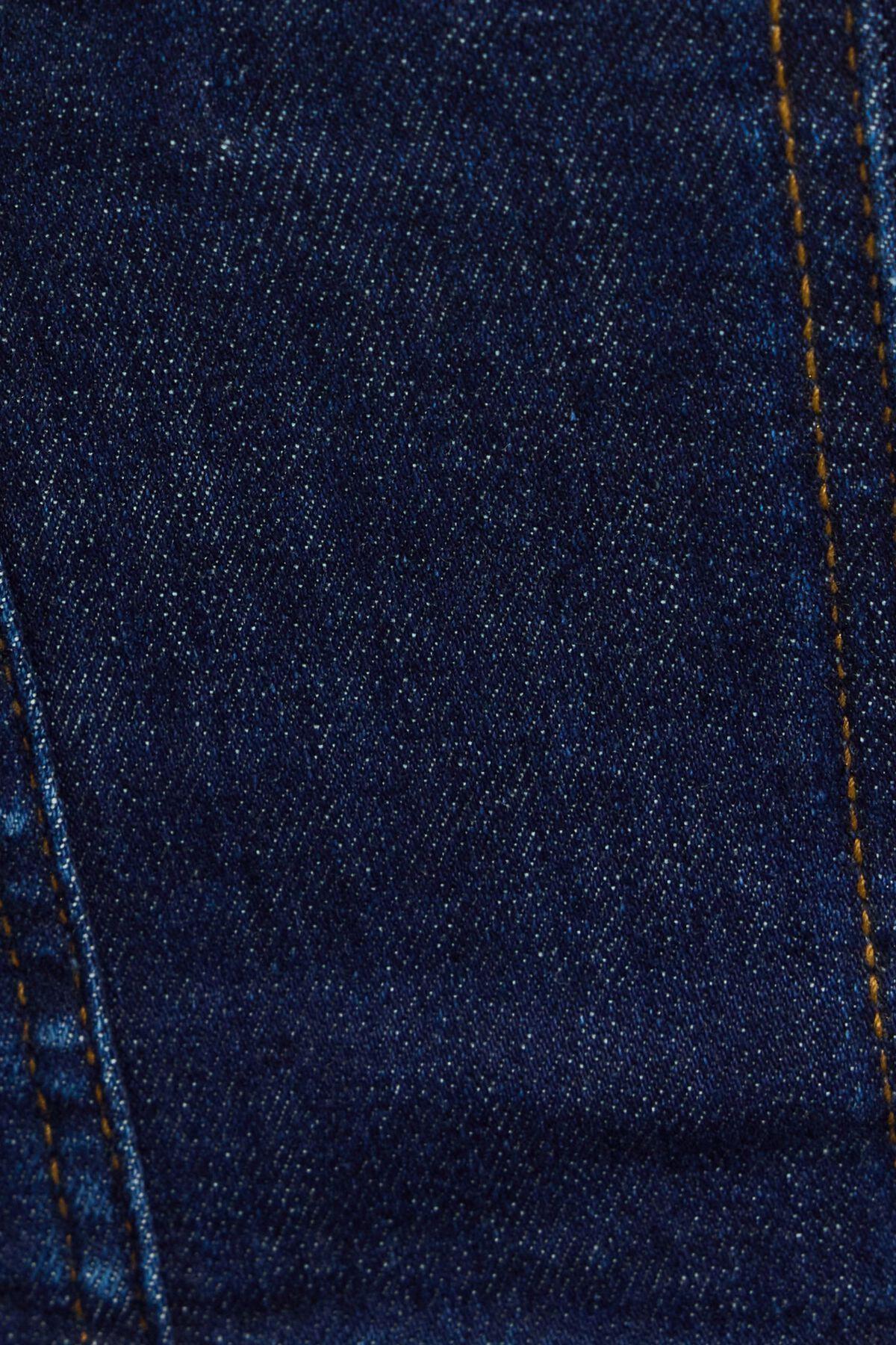Denim Keyhole Tie Bustier Product Image