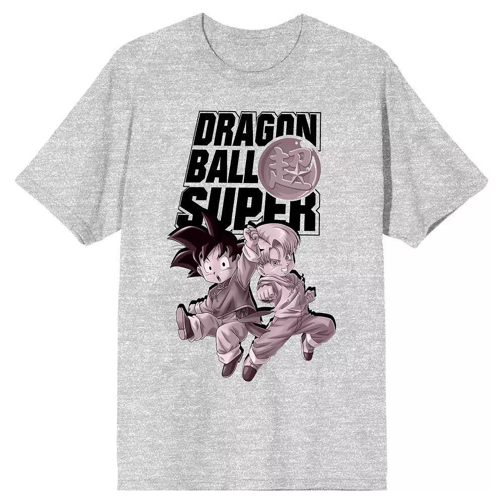 Men's Dragon Ball Super Chibi Short Sleeve Graphic T-Shirt, Size: Small, Gray Product Image