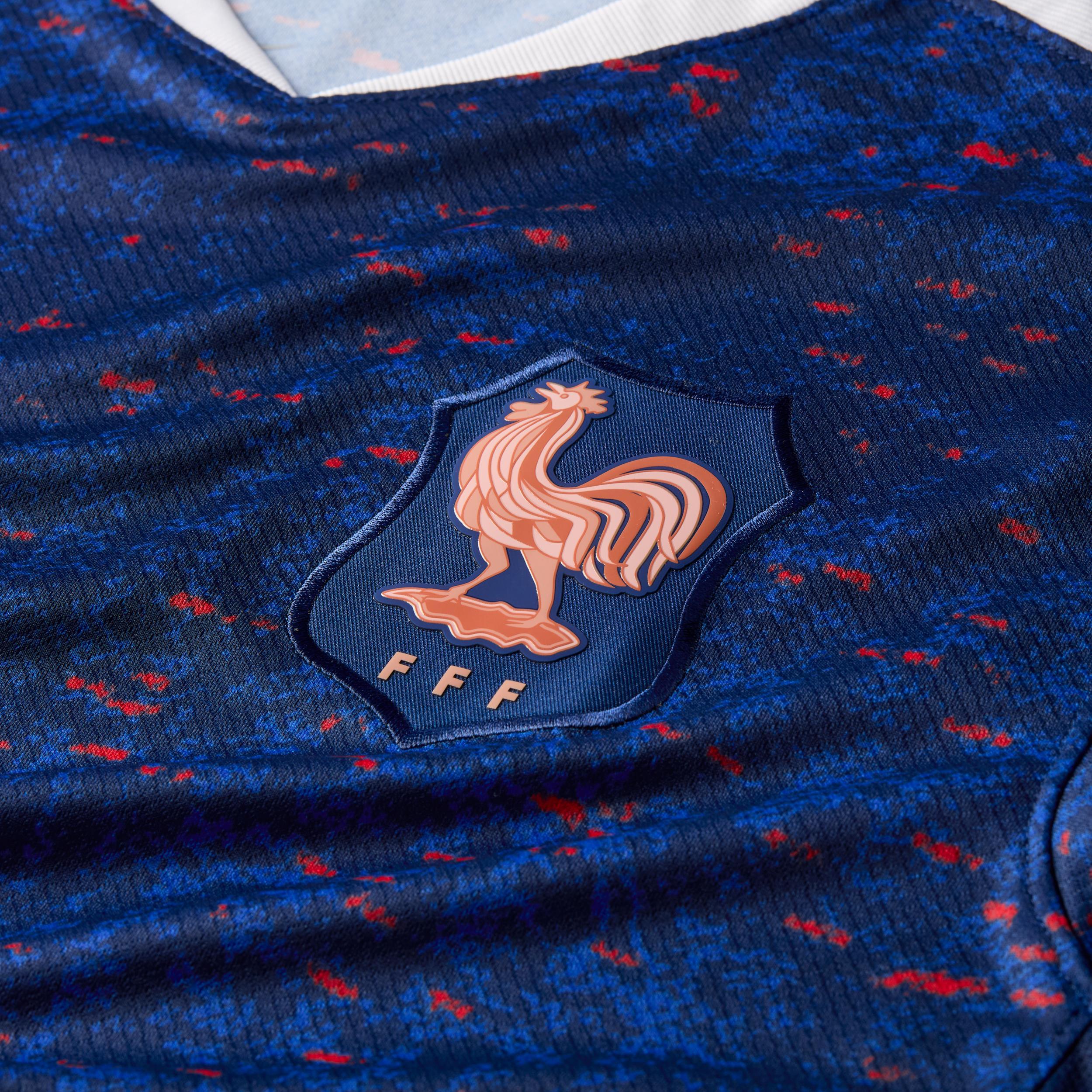 FFF 2025 Stadium Home (Team) Nike Men's Dri-FIT Soccer Replica Jersey Product Image
