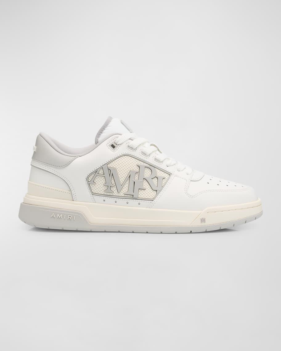 Mens Classic Leather Logo Low-Top Sneakers Product Image