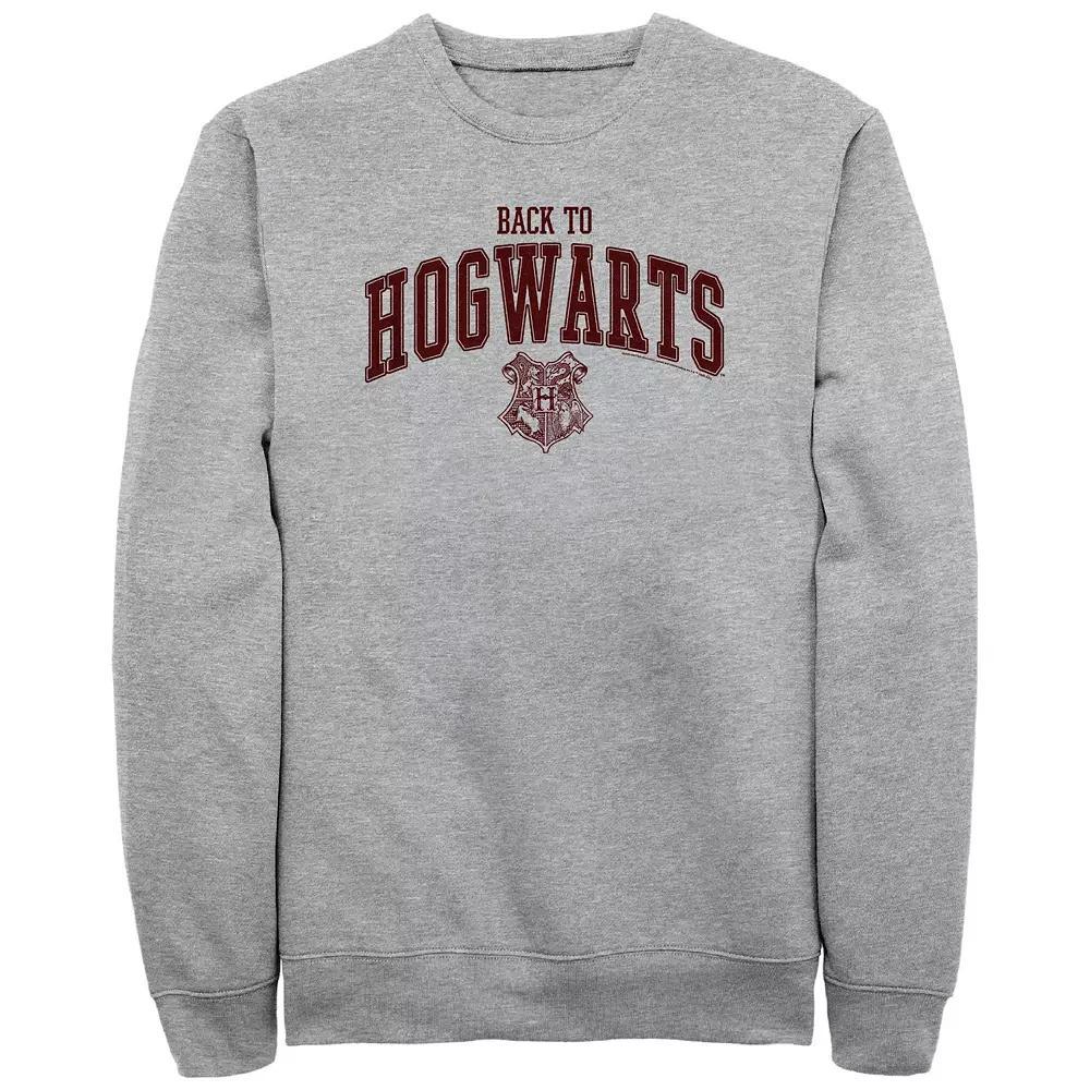 Big & Tall Harry Potter Back To Hogwarts Fleece Sweatshirt, Men's, Size: XXL Tall, Athletic Grey Product Image