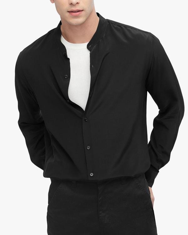 Business Formal Silk Shirt For Men Product Image