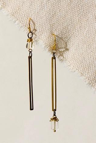 Marly Moretti Crystal Stone Earrings Product Image