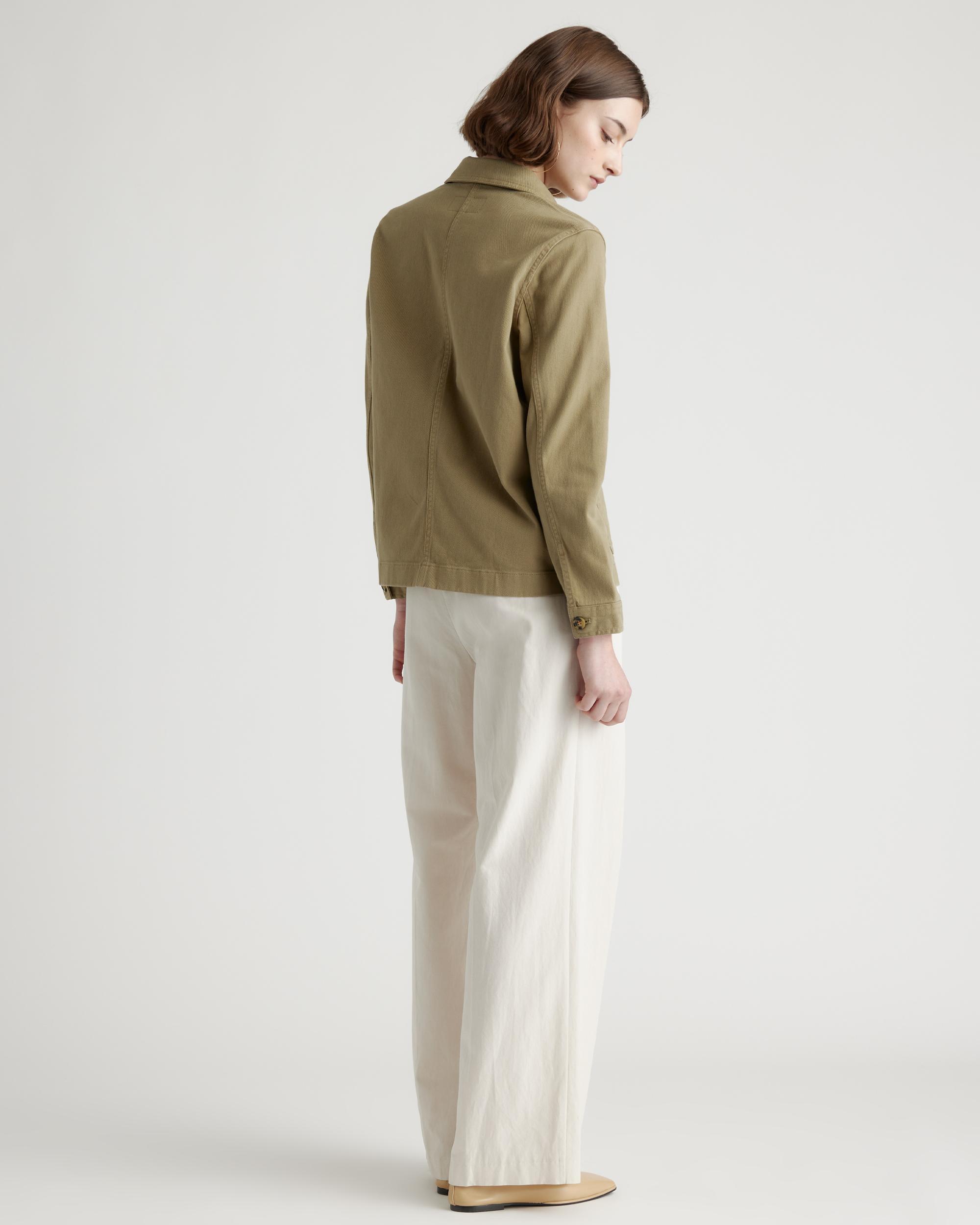 Quince | Women's Organic Comfort Stretch Chore Jacket Size XS, Organic Cotton Product Image