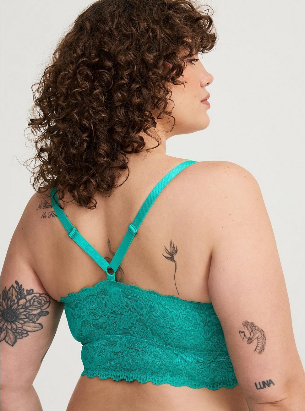 Lightly Lined Simply Lace XO Front Bralette Product Image
