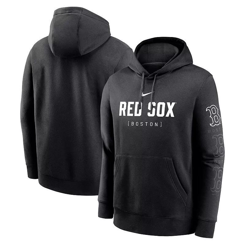 Boston Red Sox Fashion Club Nike Mens MLB Pullover Hoodie Product Image