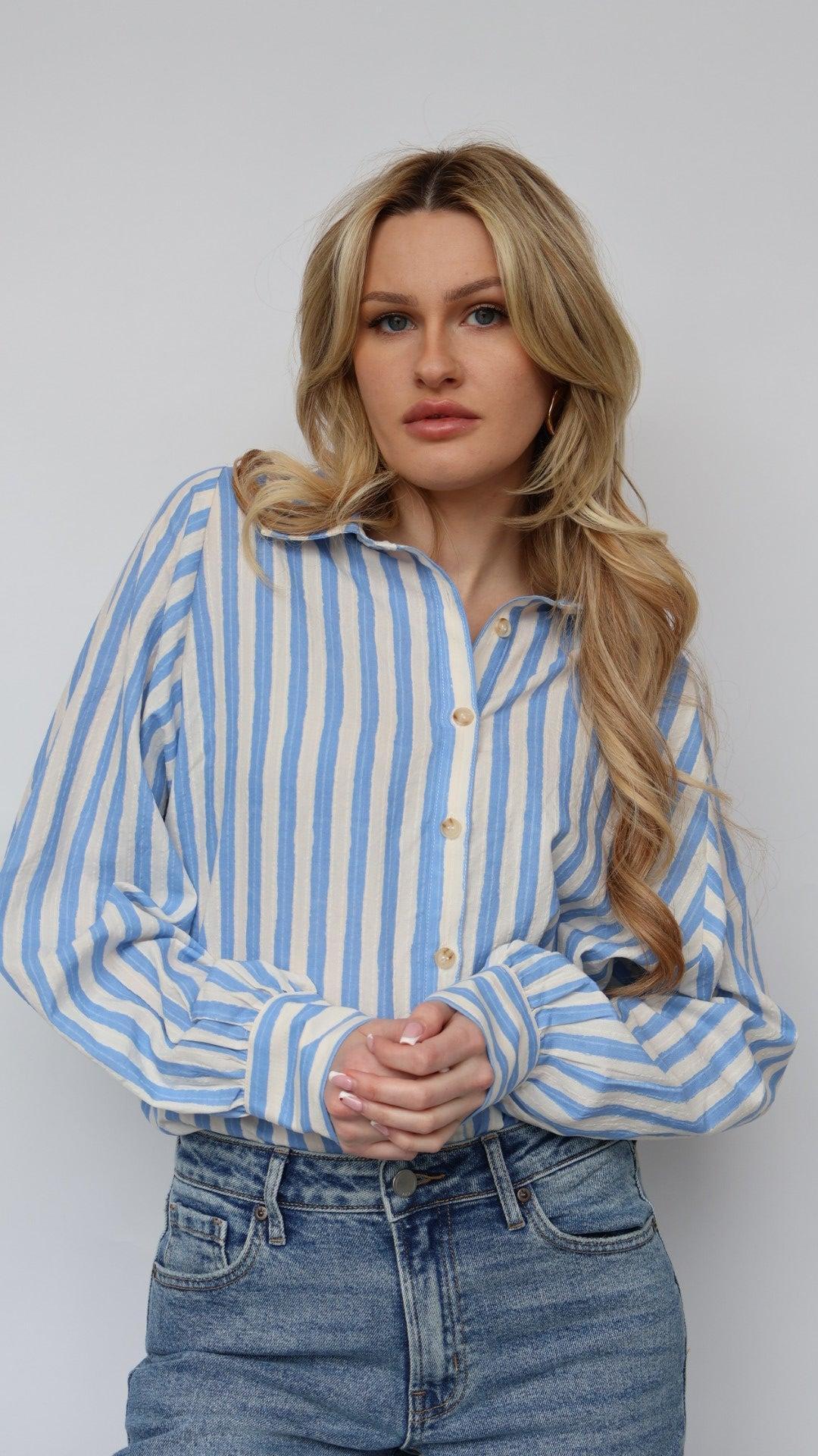 Classic Stripe Button Down Product Image