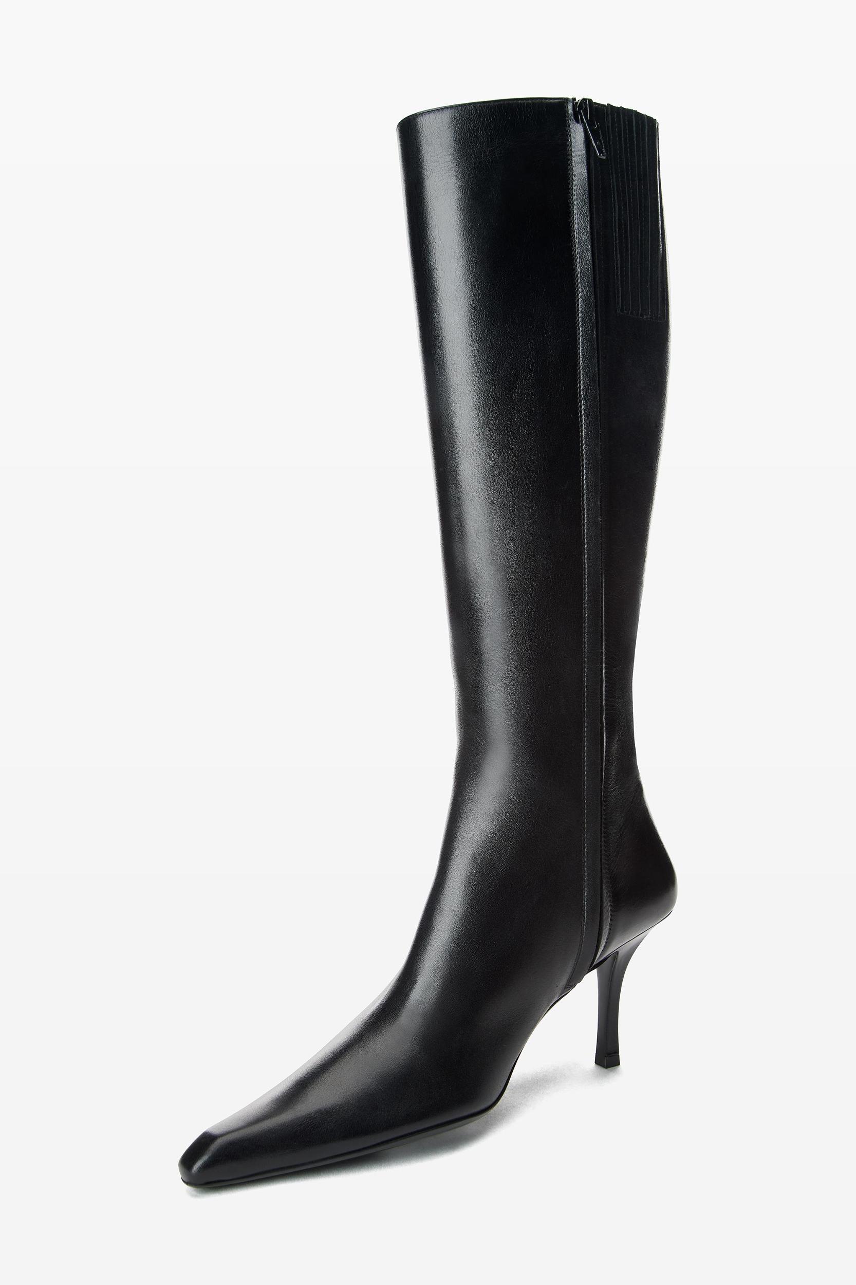 Vivica 85mm Knee-high Boot In Leather Product Image