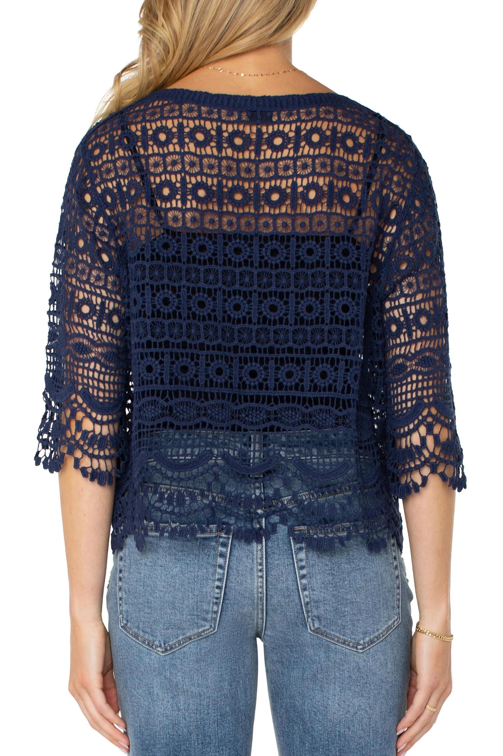 Short Sleeve Lace Bolero Product Image