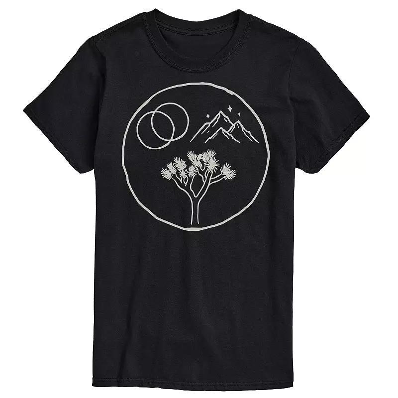 Big & Tall Joshua Tree Line Art Tee, Mens Product Image