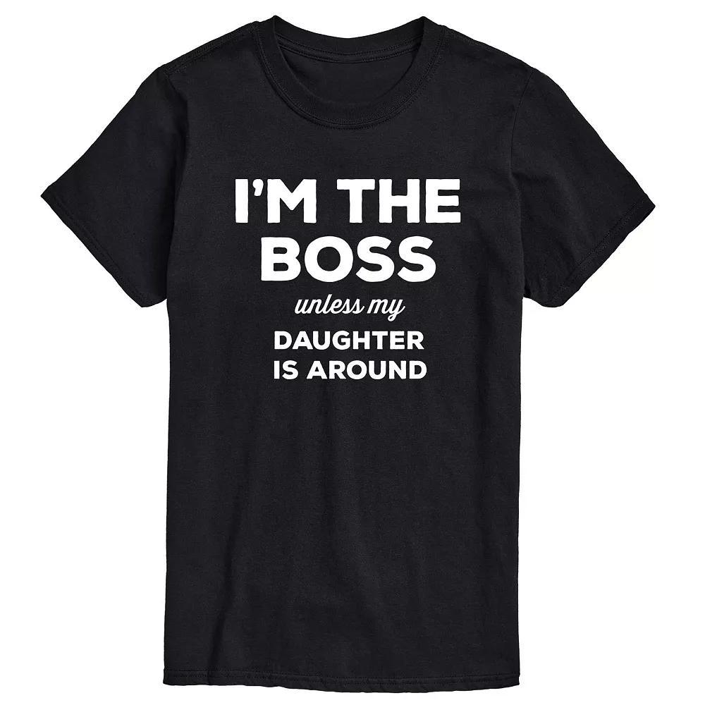 Big & Tall I Am The The Naughty List Tee, Men's, Size: 4XB, Black Product Image