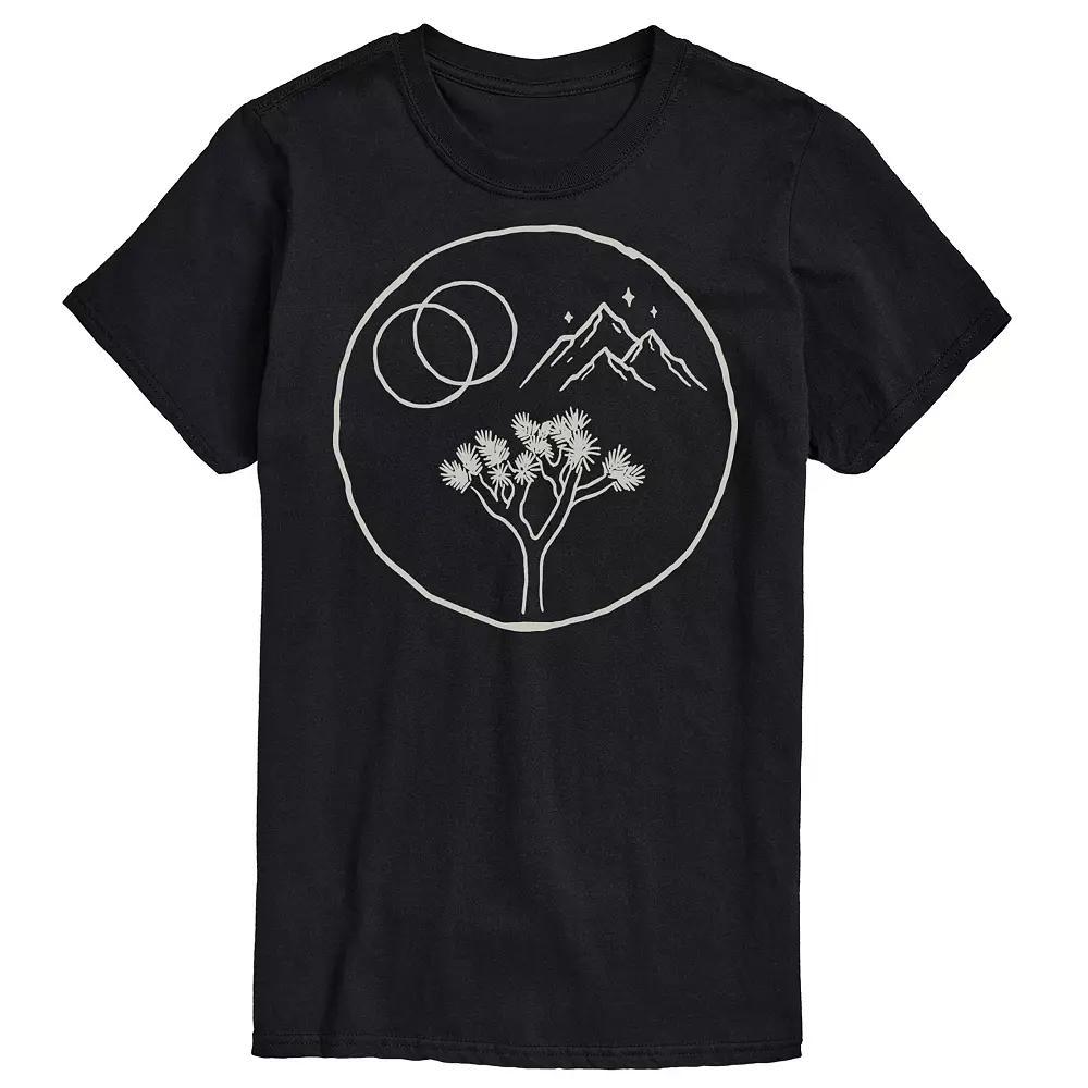 Big & Tall Joshua Tree Line Art Tee, Mens Product Image