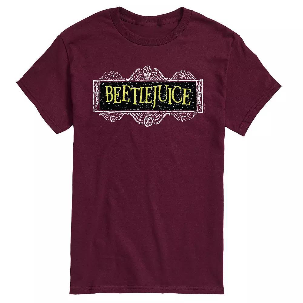 Men's Beetlejuice Logo Tee, Size: XL, Red Product Image