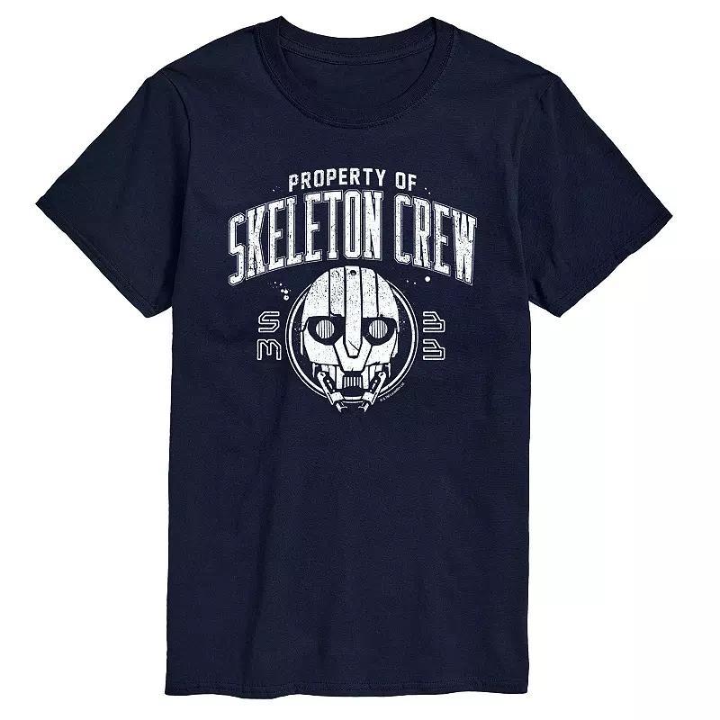 Big & Tall Star Wars Property Of Skeleton Crew Graphic Tee, Mens Blue Product Image