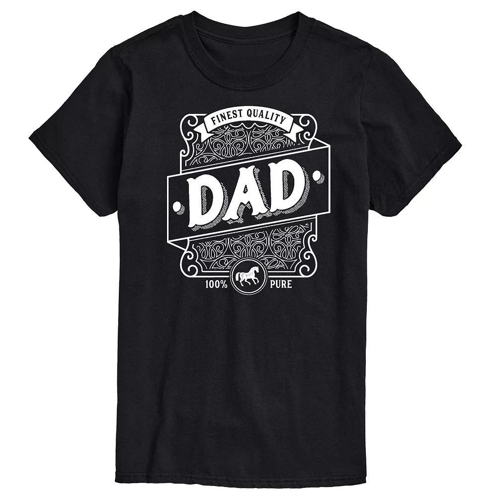 Big & Tall I Am The The Naughty List Tee, Men's, Size: 4XB, Black Product Image