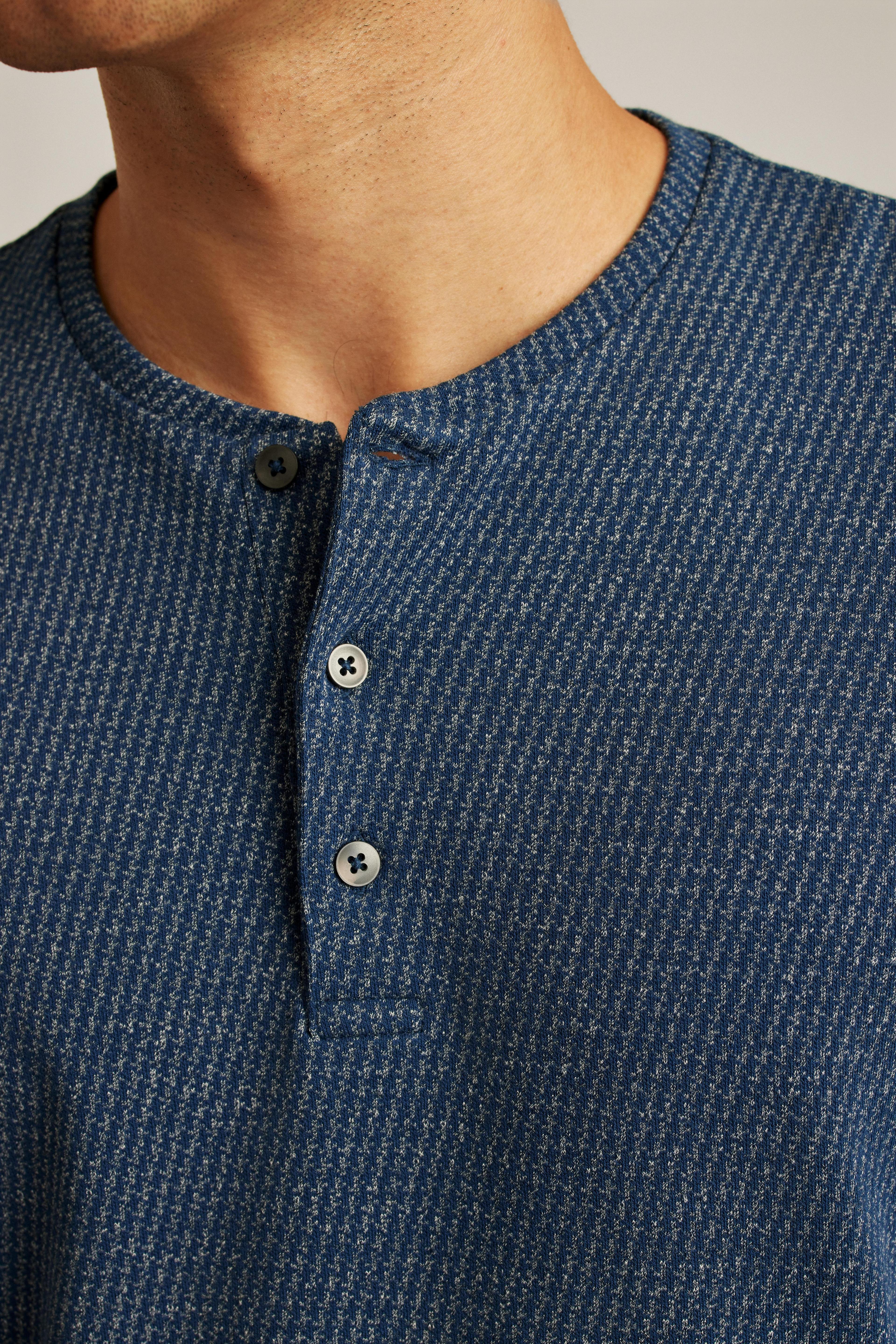 Luxe Long Sleeve Henley Product Image