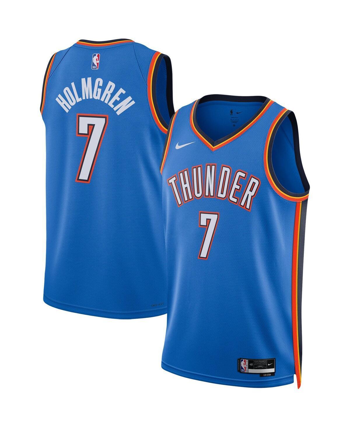 Unisex Nike Chet Holmgren Oklahoma City Thunder Blue 2022 NBA Draft First Round Pick Player Swingman Jersey - Icon Edition, Adult Unisex, Size: XS Product Image
