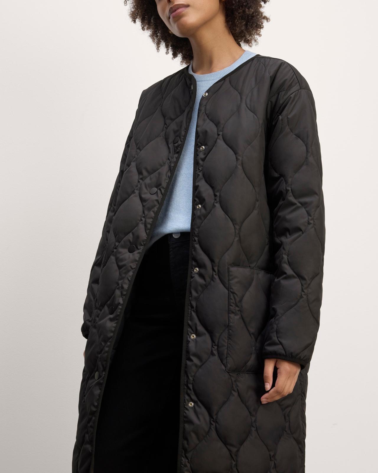 The Long Quilted Liner Product Image