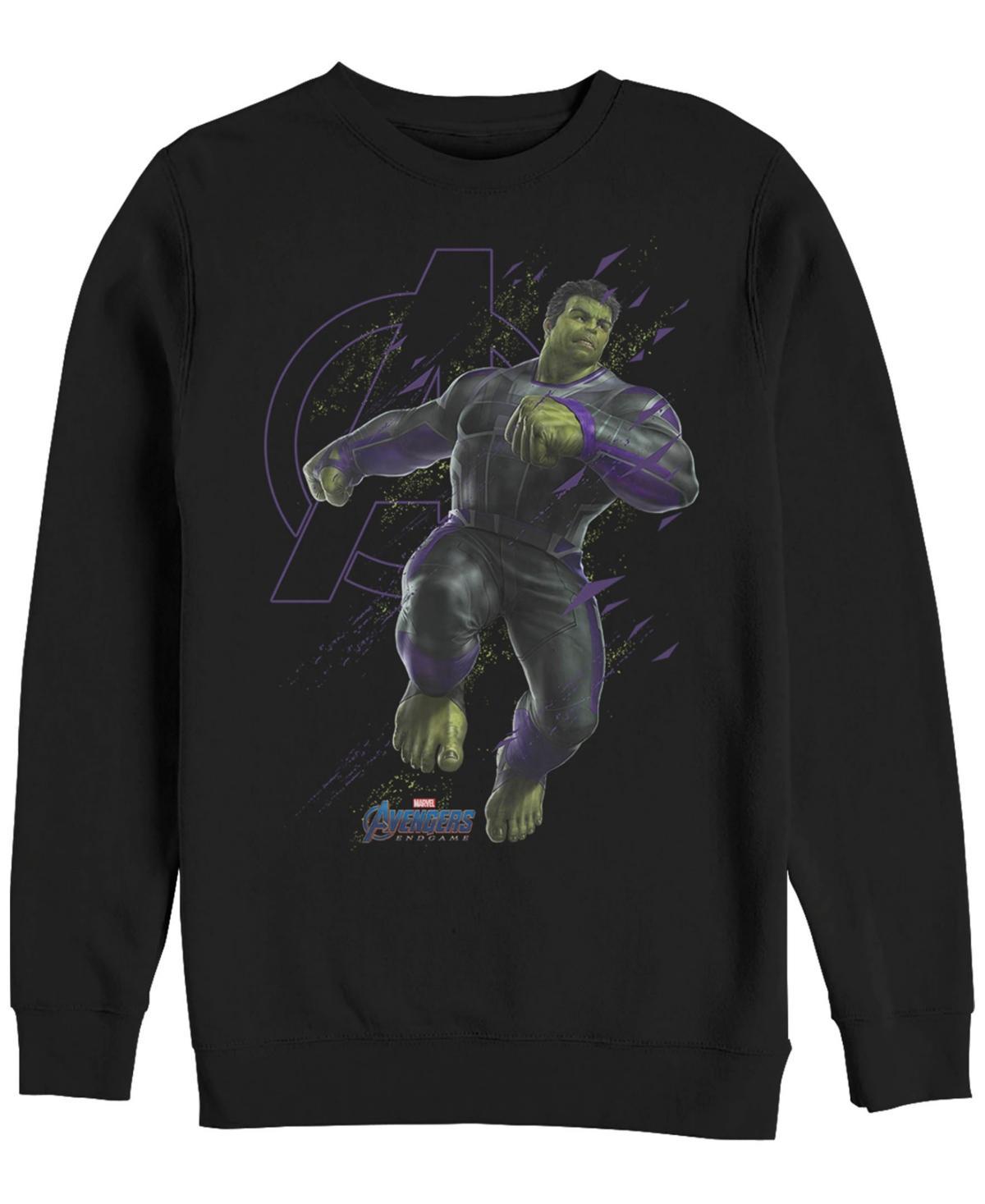 Men's Marvel Avengers Endgame Hulk Sweatshirt, Size: XXL, Black Product Image
