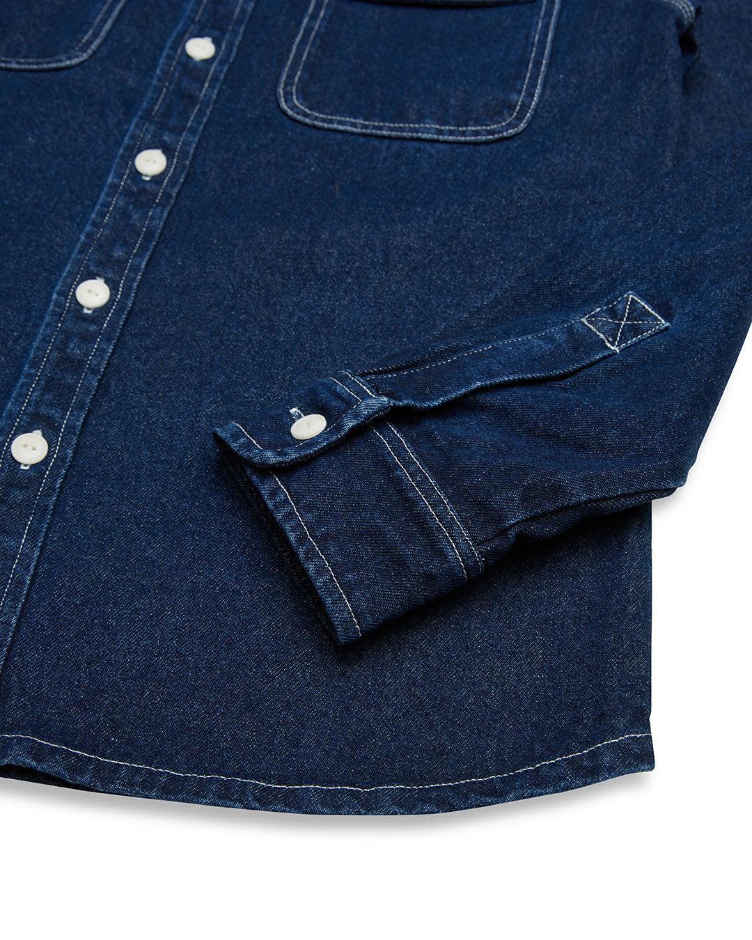 Vacay  Denim Shirt - Blue Indigo Product Image