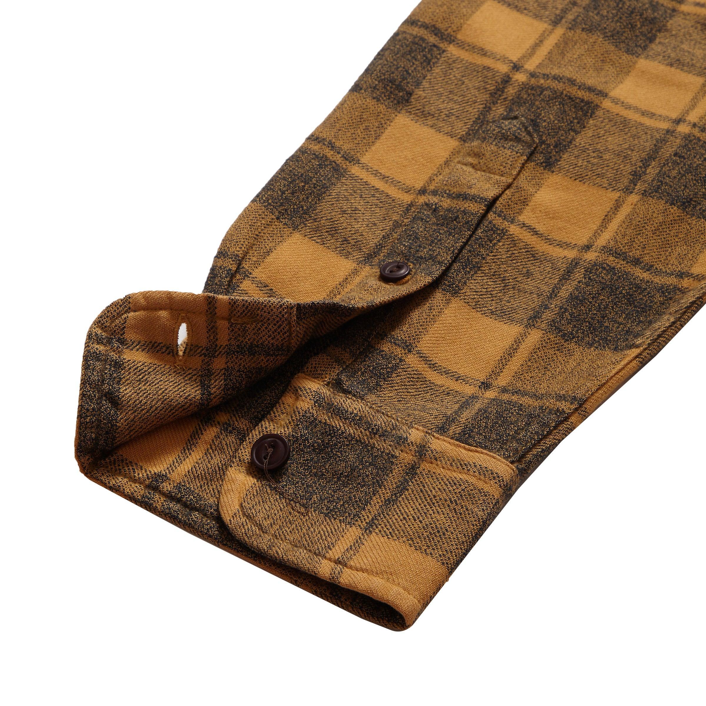 Jaspe Midweight Twill - Spruce Yellow Plaid (Final Sale) Product Image