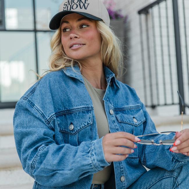 Need You The Most Denim Jacket FINAL SALE Product Image