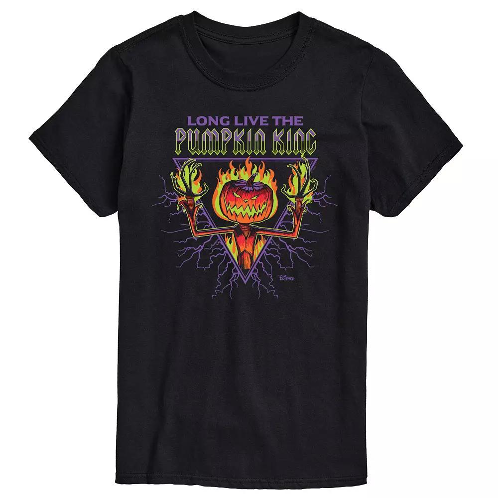 Disneys The Nightmare Before Christmas Mens Long Live The Pumpkin King Graphic Tee Product Image