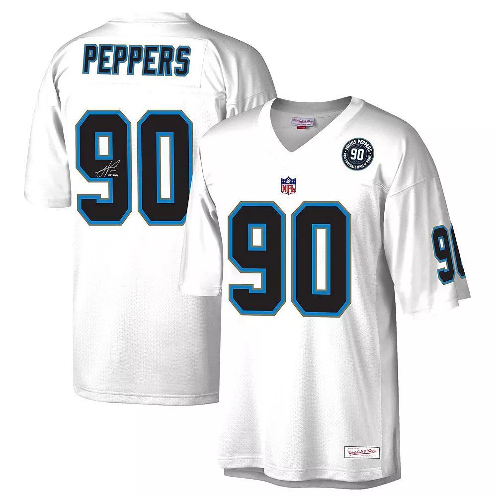 Men's Mitchell & Ness Julius Peppers White Carolina Panthers  2024 Hall of Fame Fashion Jersey, Size: XL Product Image